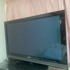 HITACHI 42型プラズマテレビ　ジャンク
