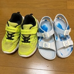 瞬足、サンダル21.0cm