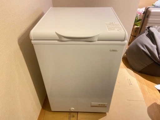 ★2022年製★美品 ★AQUA 103L 温度調整が可能 クイック冷凍機能搭載！ AQUA アクア 冷凍庫【AQF-10CK-W】 保証期間あり‼️