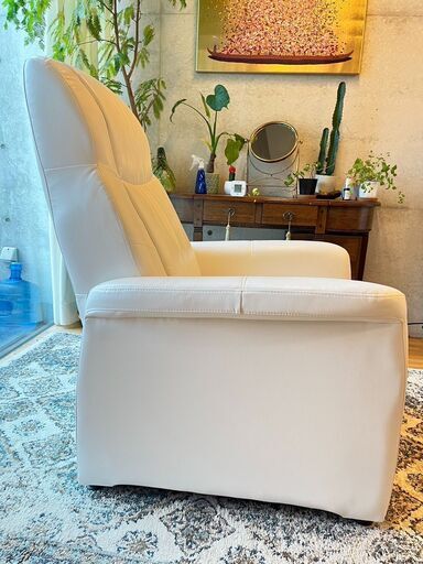 ※急ぎ※7月処分します【10000円】手動リクライニングチェア（ご自宅用　ネイルサロンやアイサロンなどに）