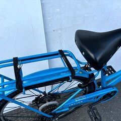 自社配送は札幌市内限定】シティサイクル 27インチ 6段変速自転車 動作