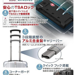 ノーブランド　３７L スーツケース　未使用品の画像