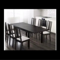 先着順です!!6脚付き☆IKEAダイニングテーブル