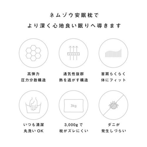 ネムゾウ枕①