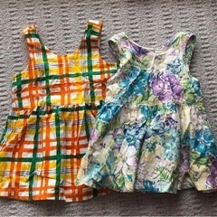 90㌢・２点　ワンピース　スカート  