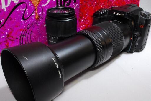 ★輝く瞬間を写す★SONY  α 100 ダブルズームキット★