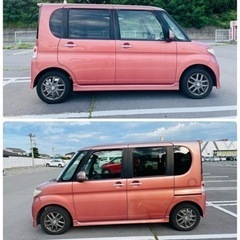 ダイハツ タントカスタム RS ターボ★車検8年7月(2年付き)★家族でも楽しみ.値段商談🉑です. の画像
