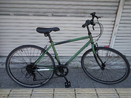 WEEKEND BIKES 26吋クロスバイク アルミ/7speed/ライトグリーン あさひ