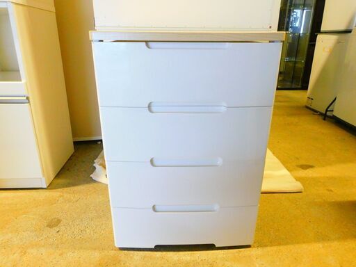 ウッドトッププラチェスト 4段 衣類収納 小物収納 収納家具
