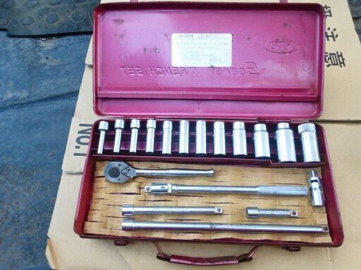 KTC　3/8　ミリサイズ　ディープソケット　ラチェットレンチセット