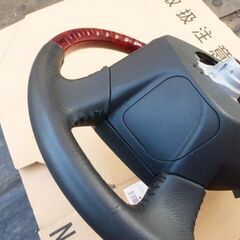 ヴェルファイア ATH20W 純正　ウッドコンビステアリング　 GS120-03360　の画像