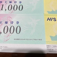 値下げ❗️HIS株主優待　3セットあります。の画像