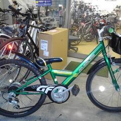 中古子供自転車３１６２　２４インチ　６段ギヤ　LEDダイナモライ...