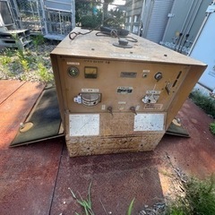 ディーゼルエンジン溶接機　エンジン始動確認　アーク確認出来ました。