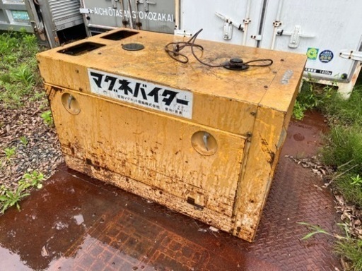 ディーゼルエンジン溶接機　エンジン始動確認　アーク確認出来ました。