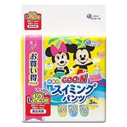 スイミングパンツL12枚disney