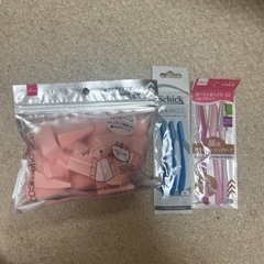 カミソリ メイクアップスポンジ