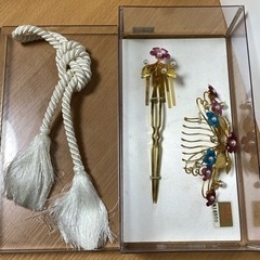 かんざし ビラかんざし 花嫁 婚礼 手作り SAN originalの画像