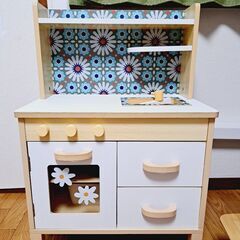 10月末まで！おままごとキッチン🌼木製🌼
