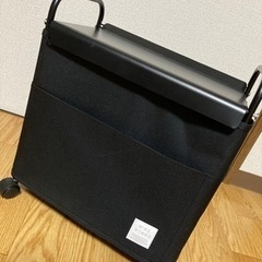 山善 サイドテーブル 収納 ワゴン