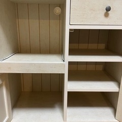 ニトリ　カウンターワゴン　リズバレーの画像