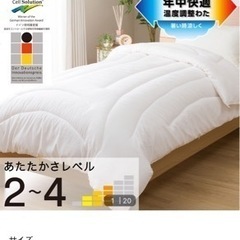 (無料)ニトリ温度調整掛け布団、セミダブル