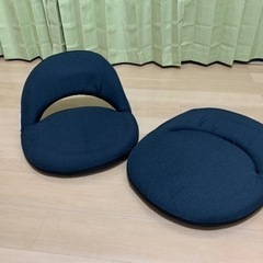 (無料)2個セット、ニトリ折りたたみ椅子、座布団