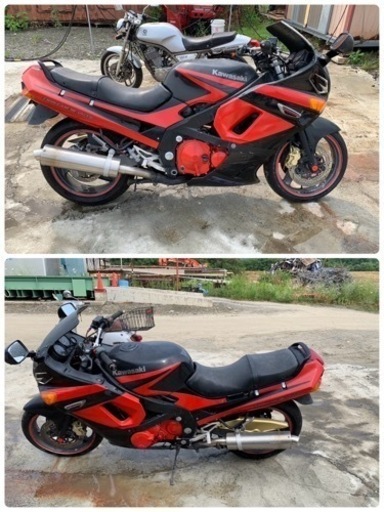 北海道富良野市 KAWASAKI カワサキ ZX400K 車庫保管 書類有り 部品取り