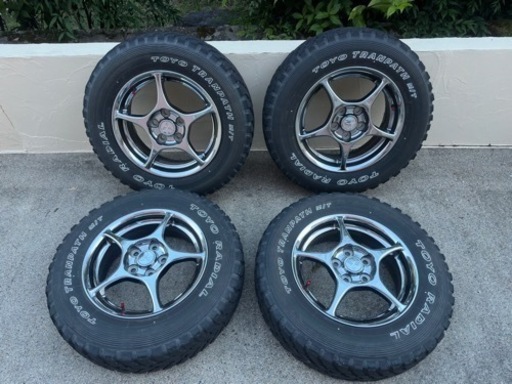 ランサーセディア純正ホイールMTタイヤ付き