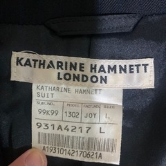 キャサリン　ハムネット❣️メンズスーツ上下❣️Lサイズの画像