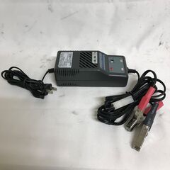【北見市発】岡田商事 アキュメイト Accumate 12V 鉛バッテリー用自動充電器 灰 電動工具 車 バイク (D5872wY)の画像