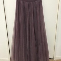 ロングスカート　M レース