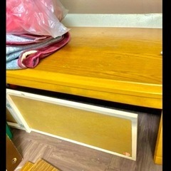 こたつ机と姿見の鏡　セット