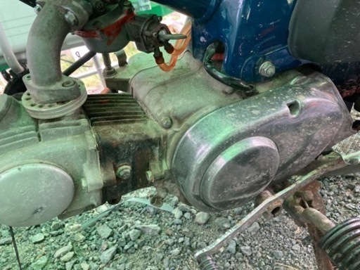HONDA リトルカブ　カスタム　左マフラー　72cc クラッチ4速