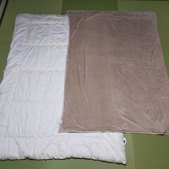 布団セット　掛け布団　ニトリ　タオルケットの画像