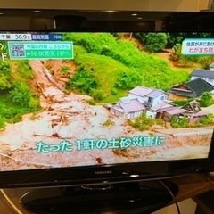 【テレビ（TOSHIBA・REGZA）32型】の画像