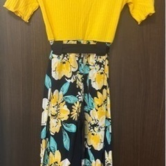 キッズ服　海外ブランド　ガールズ　カジュアルパンツセット　150cmくらいの画像