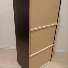 カラーボックス かご付き 差し上げますの画像