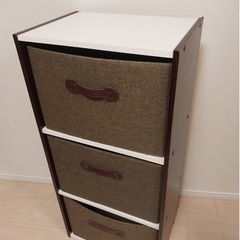 カラーボックス かご付き 差し上げます