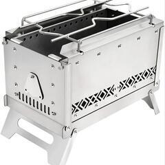 バーベキューBBQテント焚き火グリル折り畳み