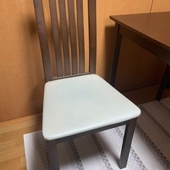 【お話中】伸縮式ダイニング3点セットの画像