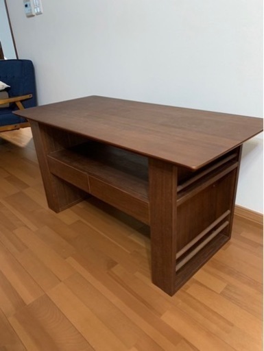 【美品】テーブル  引き出し付き　センターテーブル　ブラウン
