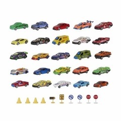誕生日プレゼントやクリスマスプレゼントなどに🎁【未使用】トイザらス　スピードシティ ミニカー25＋アクセサリー10 ダイキャストビークルの画像