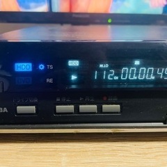 今すぐ可能REGZA ハイビジョンレコーダーの画像