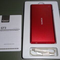 5000mAh軽量モバイルバッテリー ROMOSS GT3