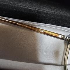 JINS メガネ(度なし)　ケース付きの画像