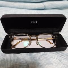 JINS メガネ(度なし)　ケース付き