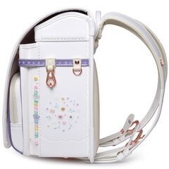 【新品】最新 女の子ランドセル マーガレットモデル 高級 大容量 撥水加工 6年保証 全国送料無料 スクールバック 通学カバン ホワイトの画像