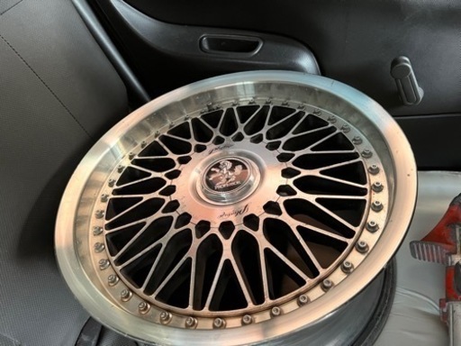 赤字覚悟最終値下げ25日まで当時物、17インチ廃盤ウェッズプロフェッサー今だけ新品タイヤセット