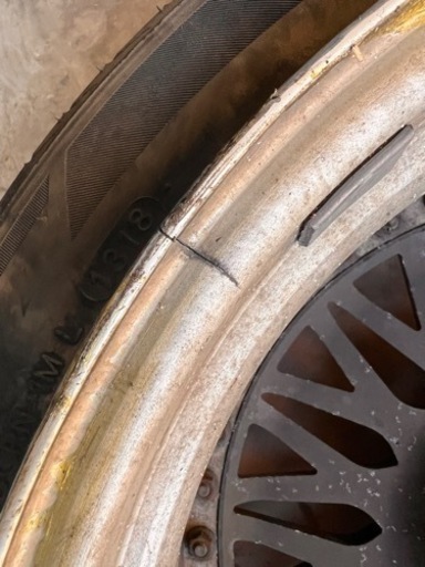 赤字覚悟最終値下げ25日まで当時物、17インチ廃盤ウェッズプロフェッサー今だけ新品タイヤセット